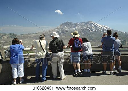 Mount St. Helens National Volcanic Monument, WA, Washington, Johnston Ridge Observatory, overlook View Large Photo Image Stock Image - Mount St. Helens National Volcanic Monument, WA, Washington, Johnston Ridge Observatory, overlook. Fotosearch
