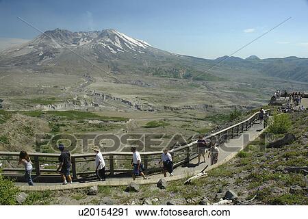 Mount St. Helens National Volcanic Monument, WA, Washington, Johnston Ridge Observatory View Large Photo Image Stock Image - Mount St. Helens National Volcanic Monument, WA, Washington, Johnston Ridge Observatory. Fotosearch