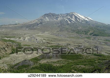 Stock Photo -  Mount St. Helens National Volcanic Monument, WA, Washington, . Fotosearch