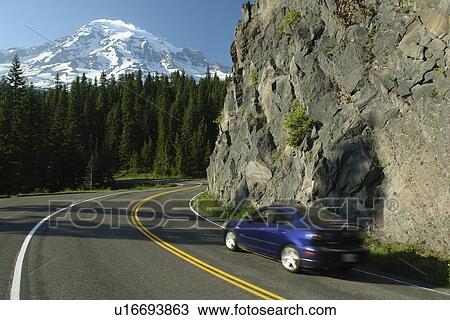 Mt. Rainier National Park, WA, Washington, Mount Rainier, road, scenic drive View Large Photo Image Stock Image - Mt. Rainier National Park, WA, Washington, Mount Rainier, road, scenic drive. Fotosearch