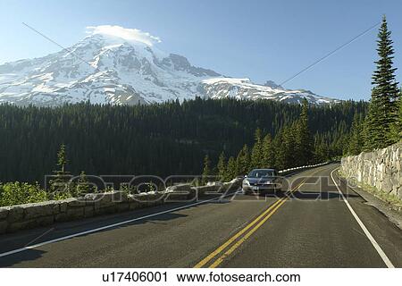 Mt. Rainier National Park, WA, Washington, Mount Rainier, road, scenic drive View Large Photo Image Stock Image - Mt. Rainier National Park, WA, Washington, Mount Rainier, road, scenic drive. Fotosearch