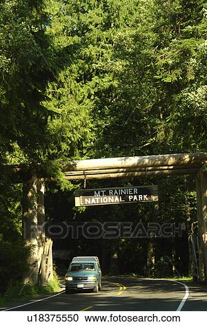 Mt. Rainier National Park, WA, Washington, Nisqually Entrance View Large Photo Image Stock Image - Mt. Rainier National Park, WA, Washington, Nisqually Entrance. Fotosearch