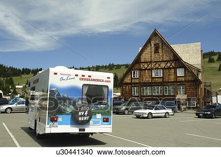 Mt. Rainier National Park, WA, Washington, Mount Rainier, Sunrise Day Lodge, Visitor Center, parking lot View Large Photo Image Stock Image - Mt. Rainier National Park, WA, Washington, Mount Rainier, Sunrise Day Lodge, Visitor Center, parking lot. Fotosearch