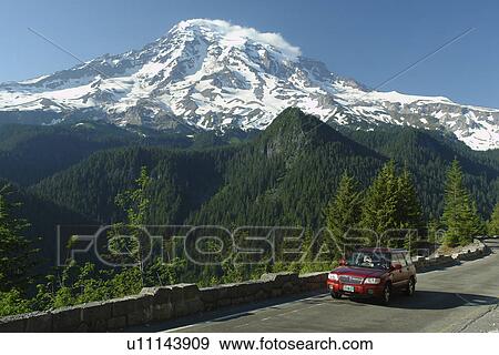 Mt. Rainier National Park, WA, Washington, Mount Rainier, Ricksecker Point View Large Photo Image Stock Photo - Mt. Rainier National Park, WA, Washington, Mount Rainier, Ricksecker Point. Fotosearch