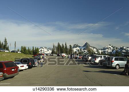 Mt. Rainier National Park, WA, Washington, Paradise, Henry M. Jackson Visitor Center, parking lot View Large Photo Image Stock Photograph - Mt. Rainier National Park, WA, Washington, Paradise, Henry M. Jackson Visitor Center, parking lot. Fotosearch
