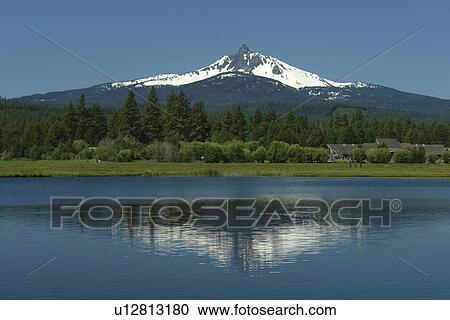 Stock Image -  Mt. Washington, OR, Oregon, Deschutes National Forest, Cascade Range, Cascade Volcanic Belt. Fotosearch