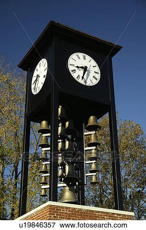 Stock Photo -  Myrtle Beach, SC, South Carolina, Coastal Carolina University, Bell Tower. Fotosearch
