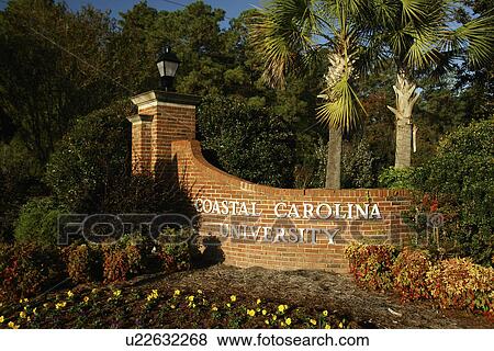 Myrtle Beach, SC, South Carolina, Coastal Carolina University, entrance View Large Photo Image Stock Photo - Myrtle Beach, SC, South Carolina, Coastal Carolina University, entrance. Fotosearch