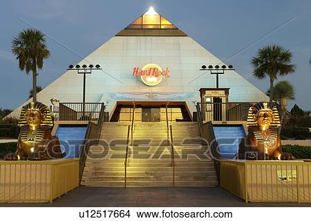 Myrtle Beach, SC, South Carolina, The Grand Strand, Hard Rock CafT, evening View Large Photo Image Picture - Myrtle Beach, SC, South Carolina, The Grand Strand, Hard Rock CafT, evening. Fotosearch