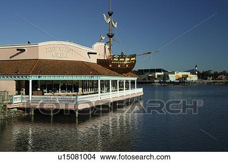 Picture -  Myrtle Beach, SC, South Carolina, The Grand Strand, Broadway at the Beach, Key West Grill. Fotosearch