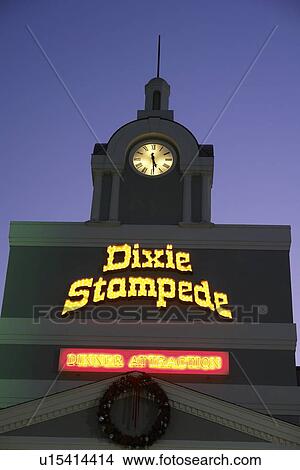 Picture -  Myrtle Beach, SC, South Carolina, The Grand Strand, Dixie Stampede, evening. Fotosearch