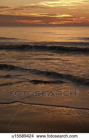 Picture -  Myrtle Beach, SC, South Carolina, The Grand Strand, beach, sunrise. Fotosearch