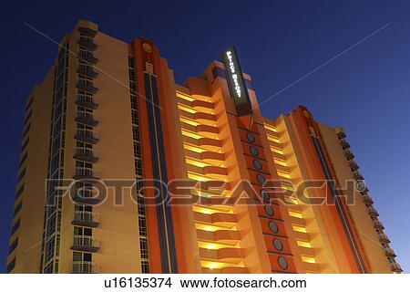 Picture -  Myrtle Beach, SC, South Carolina, The Grand Strand, Prince Resort, evening. Fotosearch