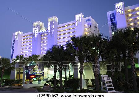 Myrtle Beach, SC, South Carolina, The Grand Strand, Crown Reef Resort Conference Center, evening View Large Photo Image Stock Image - Myrtle Beach, SC, South Carolina, The Grand Strand, Crown Reef Resort Conference Center, evening. Fotosearch