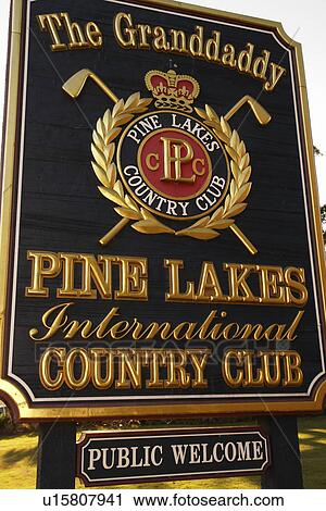Myrtle Beach, SC, South Carolina, The Grand Strand, Pine Lakes International Country Club, golf, entrance sign View Large Photo Image Stock Image - Myrtle Beach, SC, South Carolina, The Grand Strand, Pine Lakes International Country Club, golf, entrance sign. Fotosearch