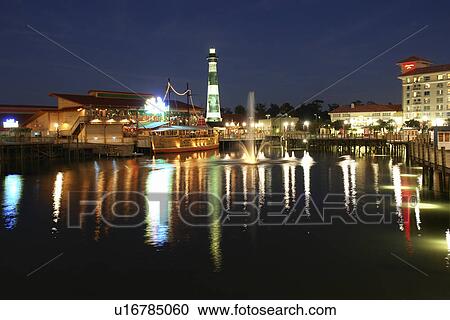Myrtle Beach, SC, South Carolina, The Grand Strand, Broadway at the Beach, evening View Large Photo Image Stock Image - Myrtle Beach, SC, South Carolina, The Grand Strand, Broadway at the Beach, evening. Fotosearch