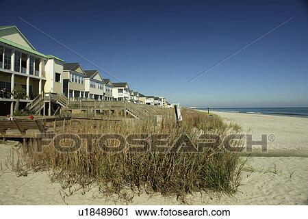 Myrtle Beach, SC, South Carolina, The Grand Strand, beach houses View Large Photo Image Stock Image - Myrtle Beach, SC, South Carolina, The Grand Strand, beach houses. Fotosearch