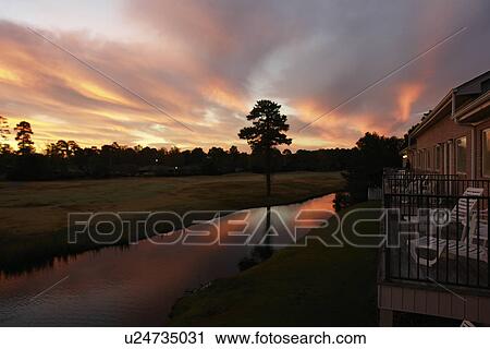 Myrtle Beach, SC, South Carolina, The Grand Strand, Plantation Resort, sunset, evening View Large Photo Image Stock Image - Myrtle Beach, SC, South Carolina, The Grand Strand, Plantation Resort, sunset, evening. Fotosearch