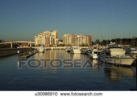 Stock Image -  Myrtle Beach, SC, South Carolina, The Grand Strand, Marina Inn at Grande Dunes Resort. Fotosearch