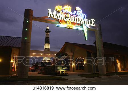 Myrtle Beach, SC, South Carolina, The Grand Strand, Jimmy Buffet's Margaritaville, evening View Large Photo Image Stock Photo - Myrtle Beach, SC, South Carolina, The Grand Strand, Jimmy Buffet's Margaritaville, evening. Fotosearch