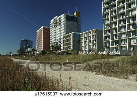 Stock Photo -  Myrtle Beach, SC, South Carolina, The Grand Strand, resorts. Fotosearch