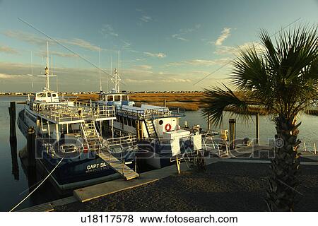 Myrtle Beach, SC, South Carolina, The Grand Strand, Murrells Inlet, excursion boats View Large Photo Image Stock Photo - Myrtle Beach, SC, South Carolina, The Grand Strand, Murrells Inlet, excursion boats. Fotosearch