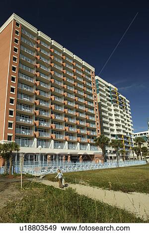 Stock Photo -  Myrtle Beach, SC, South Carolina, The Grand Strand, resort, beach. Fotosearch