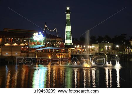 Myrtle Beach, SC, South Carolina, The Grand Strand, Broadway at the Beach, evening, lighthouse View Large Photo Image Stock Photo - Myrtle Beach, SC, South Carolina, The Grand Strand, Broadway at the Beach, evening, lighthouse. Fotosearch