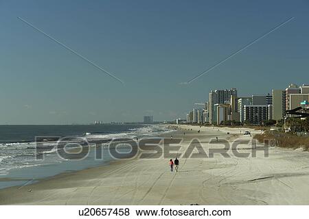 Myrtle Beach, SC, South Carolina, The Grand Strand, resorts, beach View Large Photo Image Stock Photo - Myrtle Beach, SC, South Carolina, The Grand Strand, resorts, beach. Fotosearch