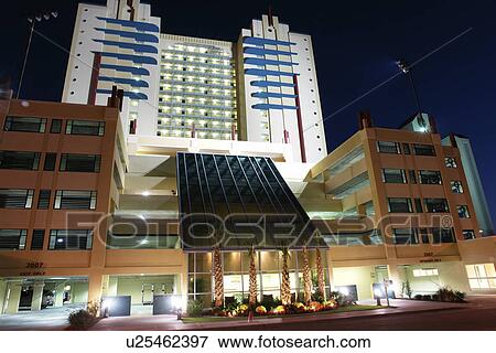 Stock Photo -  Myrtle Beach, SC, South Carolina, The Grand Strand, resort, evening. Fotosearch