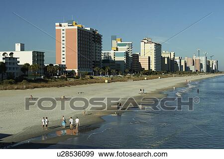 Myrtle Beach, SC, South Carolina, The Grand Strand, resorts, beach View Large Photo Image Stock Photo - Myrtle Beach, SC, South Carolina, The Grand Strand, resorts, beach. Fotosearch