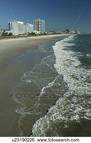 Myrtle Beach, SC, South Carolina, The Grand Strand, resorts, beach View Large Photo Image Stock Photograph - Myrtle Beach, SC, South Carolina, The Grand Strand, resorts, beach. Fotosearch