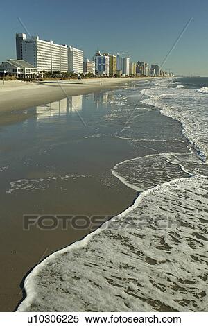 Myrtle Beach, SC, South Carolina, The Grand Strand, resorts, beach View Large Photo Image Stock Photography - Myrtle Beach, SC, South Carolina, The Grand Strand, resorts, beach. Fotosearch