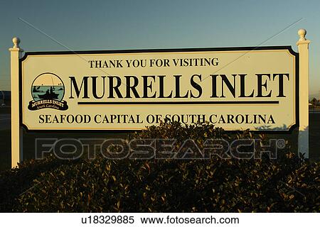 Myrtle Beach, SC, South Carolina, The Grand Strand, Murrells Inlet, Thank you for Visiting sign View Large Photo Image Stock Photography - Myrtle Beach, SC, South Carolina, The Grand Strand, Murrells Inlet, Thank you for Visiting sign. Fotosearch