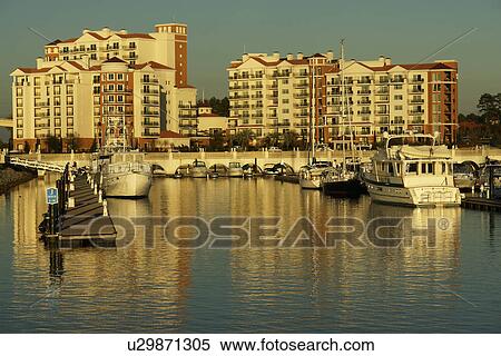 Stock Photography -  Myrtle Beach, SC, South Carolina, The Grand Strand, Marina Inn at Grande Dunes Resort. Fotosearch