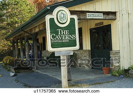 Stock Photography -  Natural Bridge, VA, Virginia, Shenandoah Valley, The Caverns at Natural Bridge. Fotosearch
