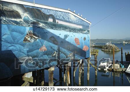 Newport, OR, Oregon, Pacific Ocean, Pacific Coast Scenic Byway, Rt Route, Highway 101, Historic Bayfront, waterfront, wall mural View Large Photo Image Stock Image - Newport, OR, Oregon, Pacific Ocean, Pacific Coast Scenic Byway, Rt Route, Highway 101, Historic Bayfront, waterfront, wall mural. Fotosearch