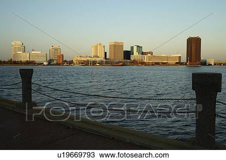 Norfolk, VA, Virginia, Hampton Roads Area, waterfront, skyline View Large Photo Image Stock Image - Norfolk, VA, Virginia, Hampton Roads Area, waterfront, skyline. Fotosearch