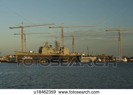 Norfolk, VA, Virginia, Hampton Roads Area, Naval Shipyard View Large Photo Image Stock Photo - Norfolk, VA, Virginia, Hampton Roads Area, Naval Shipyard. Fotosearch