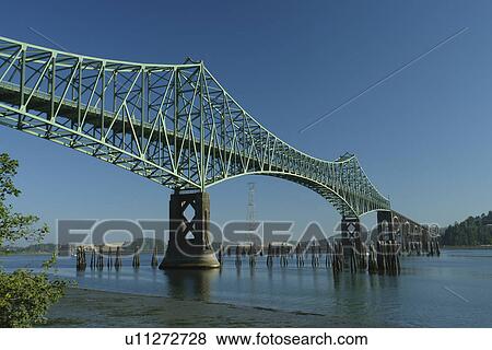North Bend, OR, Oregon, Pacific Ocean, Pacific Coast Scenic Byway, Rt Route, Highway 101, Conde B. McCullough Memorial Bridge, Coos Bay View Large Photo Image Stock Photo - North Bend, OR, Oregon, Pacific Ocean, Pacific Coast Scenic Byway, Rt Route, Highway 101, Conde B. McCullough Memorial Bridge, Coos Bay. Fotosearch