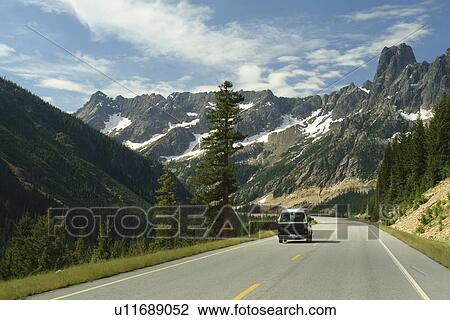 North Cascades Scenic Highway, WA, Washington, Okanogan National Forest, Cascade Range, SR 20, Liberty Bell near Washington Pass View Large Photo Image Stock Image - North Cascades Scenic Highway, WA, Washington, Okanogan National Forest, Cascade Range, SR 20, Liberty Bell near Washington Pass. Fotosearch