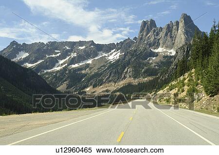 North Cascades Scenic Highway, WA, Washington, Okanogan National Forest, Cascade Range, SR 20, Liberty Bell near Washington Pass View Large Photo Image Stock Photography - North Cascades Scenic Highway, WA, Washington, Okanogan National Forest, Cascade Range, SR 20, Liberty Bell near Washington Pass. Fotosearch