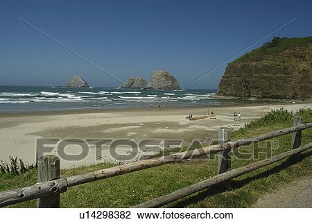 Oceanside, OR, Oregon, Pacific Ocean, Pacific Coast Scenic Byway, Rt Route, Highway 101, Three Arched Rocks View Large Photo Image Stock Image - Oceanside, OR, Oregon, Pacific Ocean, Pacific Coast Scenic Byway, Rt Route, Highway 101, Three Arched Rocks. Fotosearch