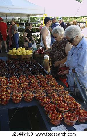 Stock Photo -  Olympia, WA, Washington, Saturday Farmers Market. Fotosearch