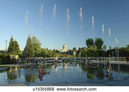 Olympia, WA, Washington, State Capitol, The Capitol Campus, Heritage Fountain, Heritage Park View Large Photo Image Stock Photo - Olympia, WA, Washington, State Capitol, The Capitol Campus, Heritage Fountain, Heritage Park. Fotosearch