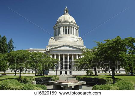 Stock Photo -  Olympia, WA, Washington, State Capitol, The Capitol Campus. Fotosearch