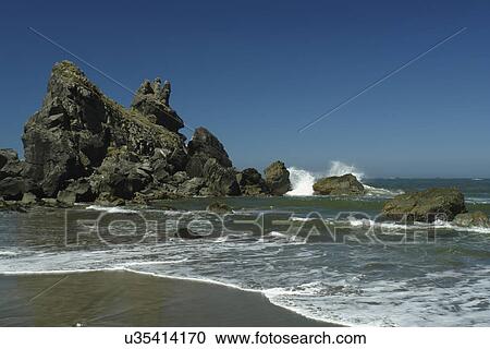 OR, Oregon, Pacific Ocean, Pacific Coast Scenic Byway, Rt Route, Highway 101, Samuel H. Boardman Scenic Corridor, Sea Stacks View Large Photo Image Stock Image - OR, Oregon, Pacific Ocean, Pacific Coast Scenic Byway, Rt Route, Highway 101, Samuel H. Boardman Scenic Corridor, Sea Stacks. Fotosearch
