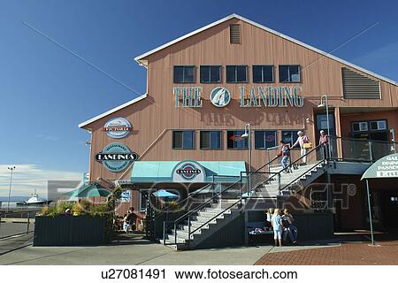 Port Angeles, WA, Washington, Olympic Peninsula, Strait of Juan de Fuco, waterfront, The Landing, Victoria Ferry Dock View Large Photo Image Stock Image - Port Angeles, WA, Washington, Olympic Peninsula, Strait of Juan de Fuco, waterfront, The Landing, Victoria Ferry Dock. Fotosearch