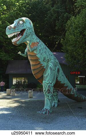 Port Orford, OR, Oregon, Pacific Ocean, Pacific Coast Scenic Byway, Rt Route, Highway 101, Prehistoric Gardens, dinosaur View Large Photo Image Stock Image - Port Orford, OR, Oregon, Pacific Ocean, Pacific Coast Scenic Byway, Rt Route, Highway 101, Prehistoric Gardens, dinosaur. Fotosearch