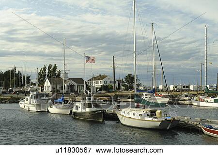 Port Townsend, WA, Washington, Olympic Peninsula, Pacific Ocean, Puget Sound, Historic Victorian Seaport, marina View Large Photo Image Stock Photo - Port Townsend, WA, Washington, Olympic Peninsula, Pacific Ocean, Puget Sound, Historic Victorian Seaport, marina. Fotosearch